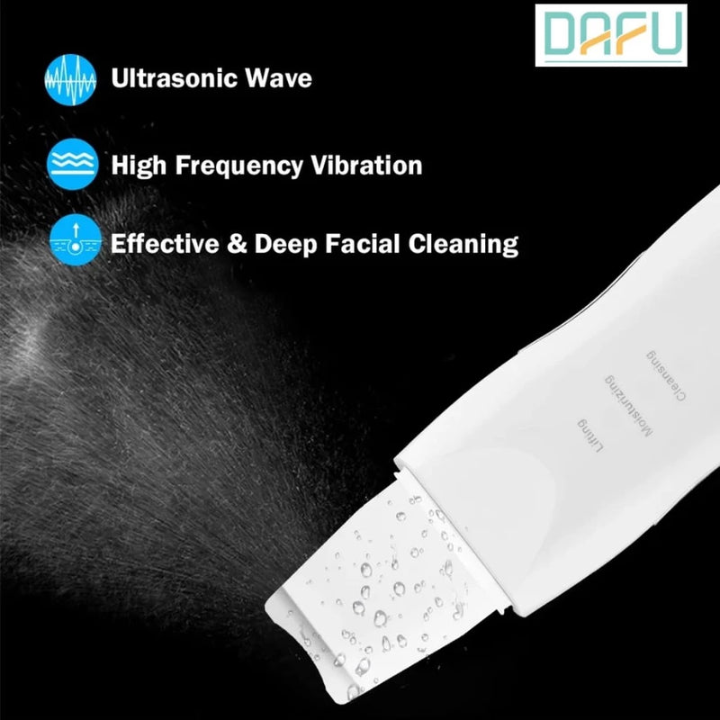 Aparelho de Peeling Esfoliante Ultrassônico Limpeza Facial Profunda Remoção de Cravos Antirrugas Sonic Skin Sonic Skin