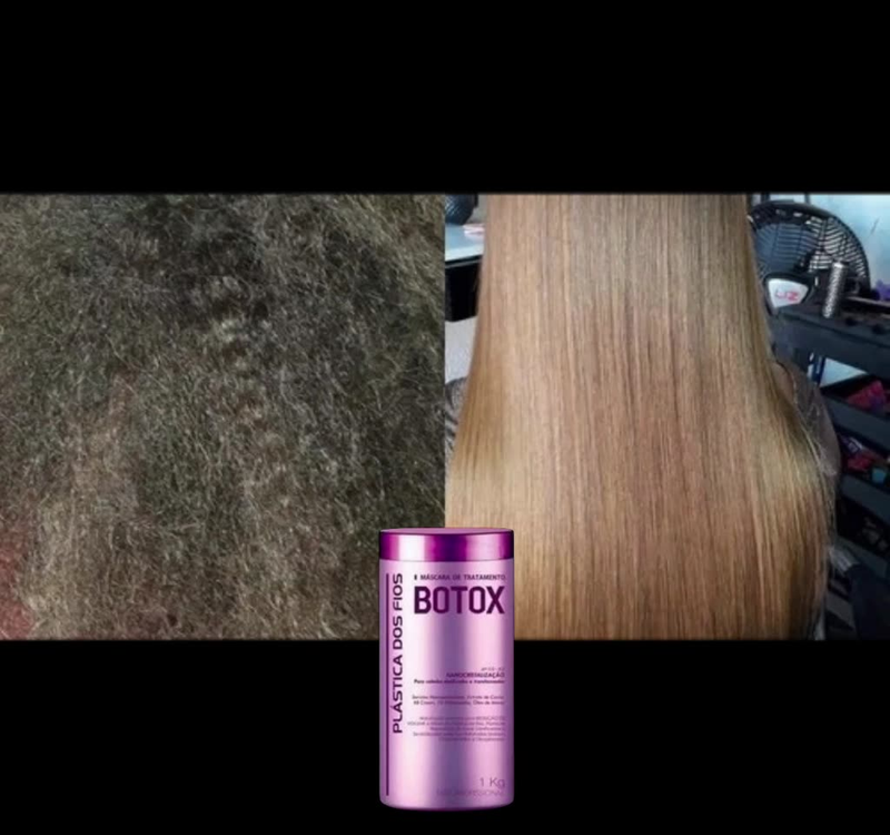 BOTOX CAPILAR -  1kg,  Plástica dos fios, ALISA MUITO