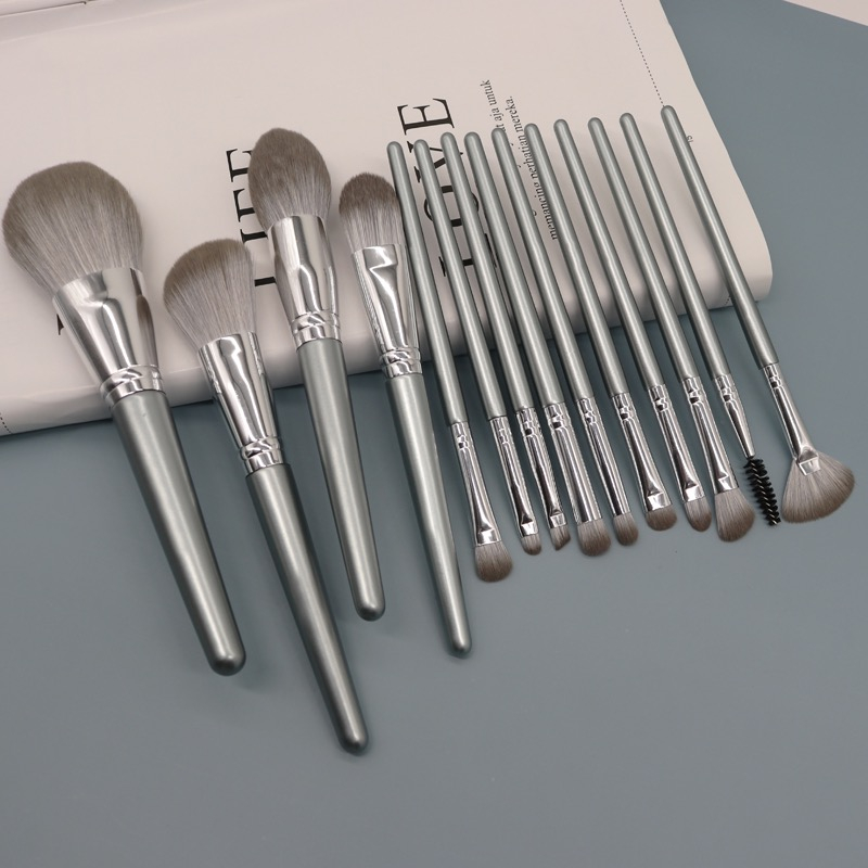 KIT 14 peças Pincéis de Maquiagem Suave