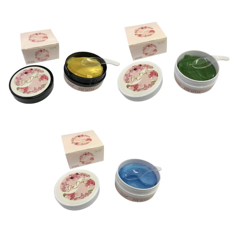 Kit 60 Máscaras Trata Olheiras Colágeno Adesivo Antirrugas Gel Pads Skin Care Tratamento Olhos Máscara Facial