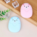  Sabonete em folhas de papel