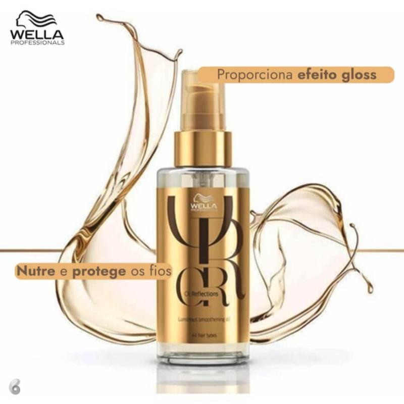 Wella Oil Reflections - Óleo Capilar 100ml Pro Salão