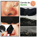  Adesivo Removedor de Cravos a Base de Carvão de Bambu Limpeza Profunda dos Poros ( kit com 10)