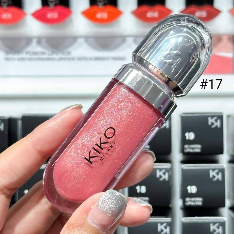 Kiko Lip Gloss 6.5ML /3D Hydra Lipgloss /Water Gloss Hidratante / Longa Duração Não Desbotante