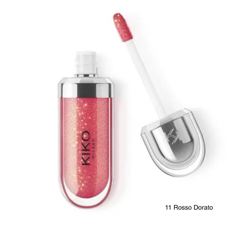 Kiko Lip Gloss 6.5ML /3D Hydra Lipgloss /Water Gloss Hidratante / Longa Duração Não Desbotante