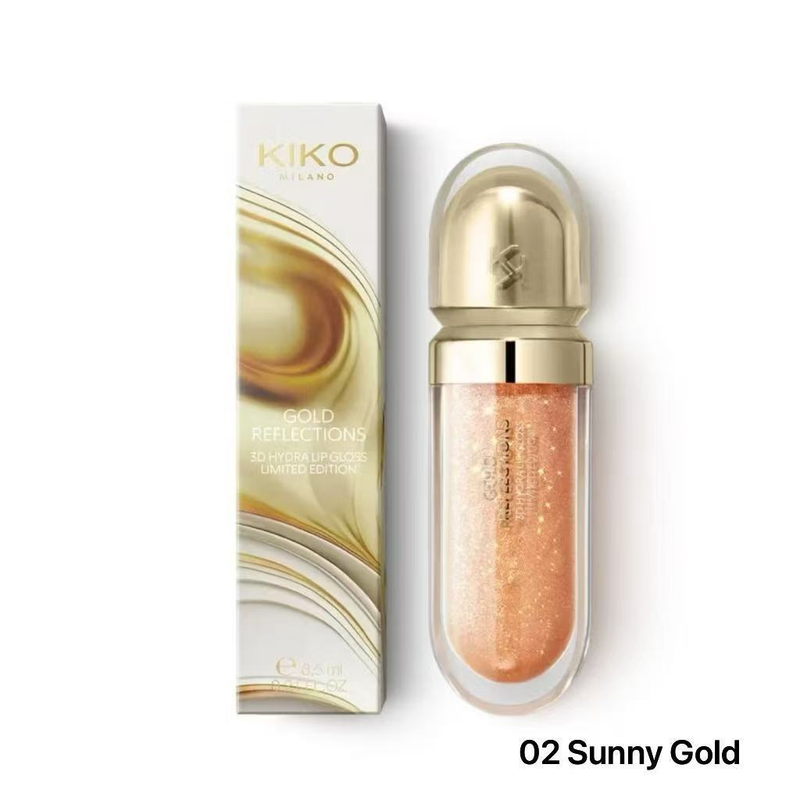 Kiko Lip Gloss 6.5ML /3D Hydra Lipgloss /Water Gloss Hidratante / Longa Duração Não Desbotante