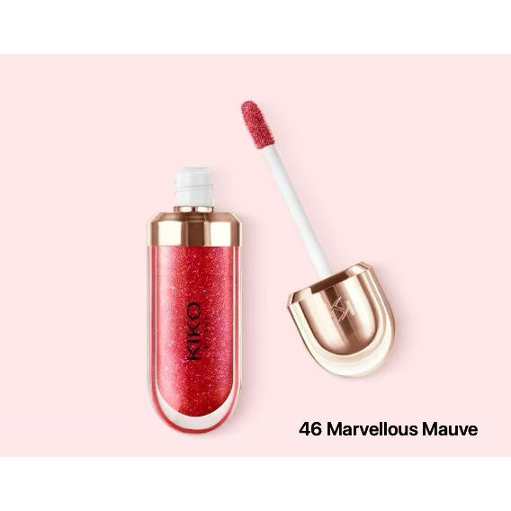 Kiko Lip Gloss 6.5ML /3D Hydra Lipgloss /Water Gloss Hidratante / Longa Duração Não Desbotante