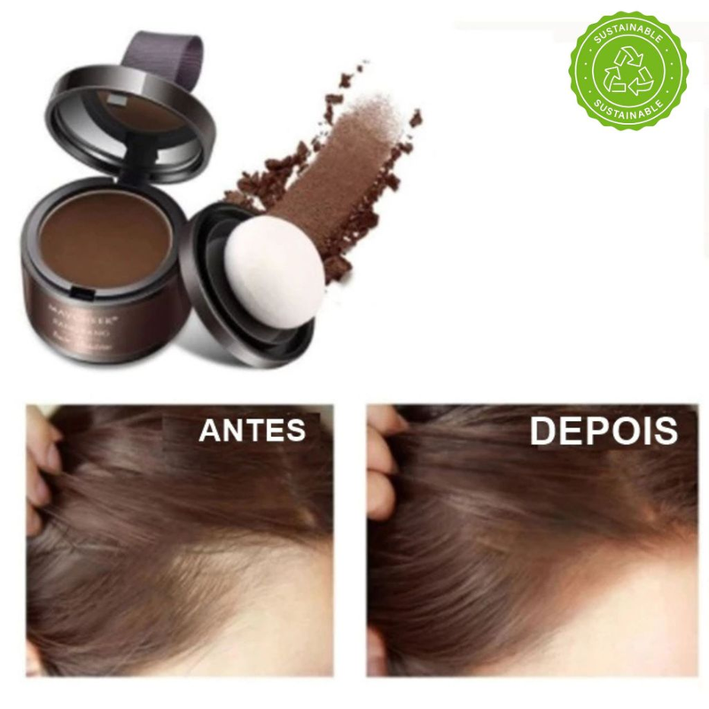 Maquiagem Capilar Correcao Falhas Cabelo e Barba
