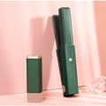 Chapinha Eletrônico Portátil Com Protetor Rosa Verde Mini Alisadora Modelador Recarregavel Sem Fio