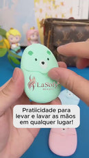 Sabonete em folhas de papel