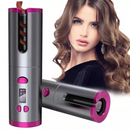 Modelador de cabelo automático sem fio com bateria recarregável de cerâmica embutida marisa