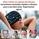 ❄️Touca Gelada para Enxaqueca + Máscara Facial Confortável: Alívio Natural da Dor!