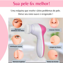  Escova Facial Elétrica Esfoliante Massageadora 